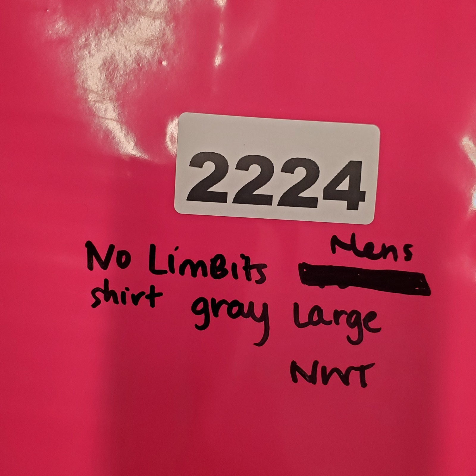 No Limbits Drirelease Freshguard Tee Shirt Mens L Gray Logo Crew Neck Pullover — image 8 of 8